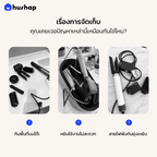 ที่วางไดรติดผนัง รุ่น BW-85 รองรับ Dyson Airwrap HS09 (Co-anda 2X)