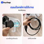 ที่วางไดร์ติดผนัง + หัวล็อคกันขโมย รุ่น BB-02 สำหรับ Dyson Dreame Xiaomi Laifen