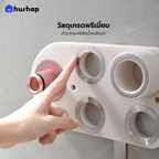 ที่วางไดร์ติดผนัง รุ่น BC-01 สีชมพู เก็บหัวอุปกรณ์ได้ 4-5 หัว รองรับ Dyson Supersonic HD08/HD15/HD16