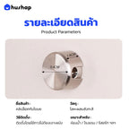 คลิปล็อคสายไดร์เป่าผมกันขโมย วัสดุโลหะสีโครเมียม สำหรับโรงแรม