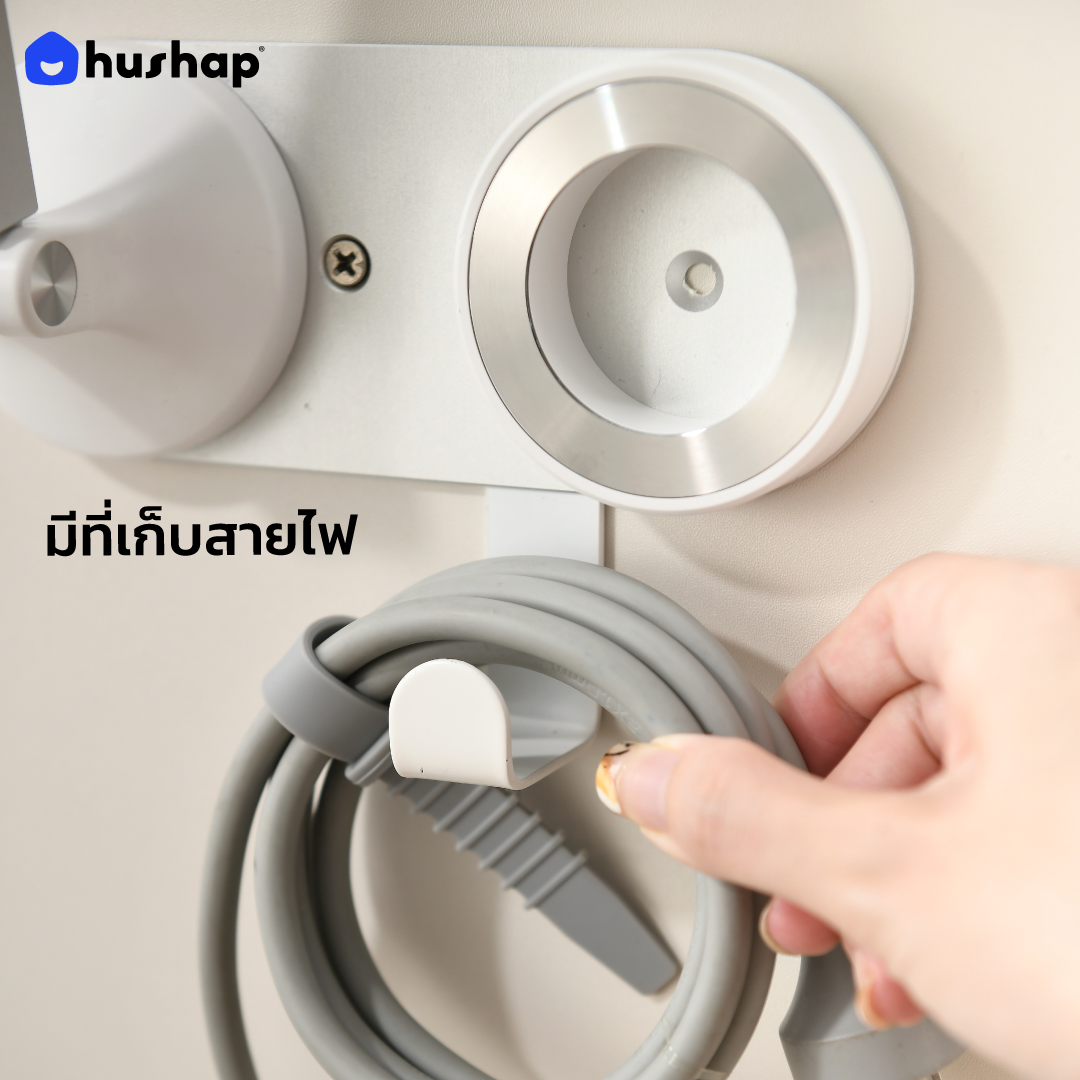 แขนจับไดร์ติดผนัง รุ่น BW-53 Hands-Free ปรับองศาได้ รองรับไดร์เป่าผม Universal
