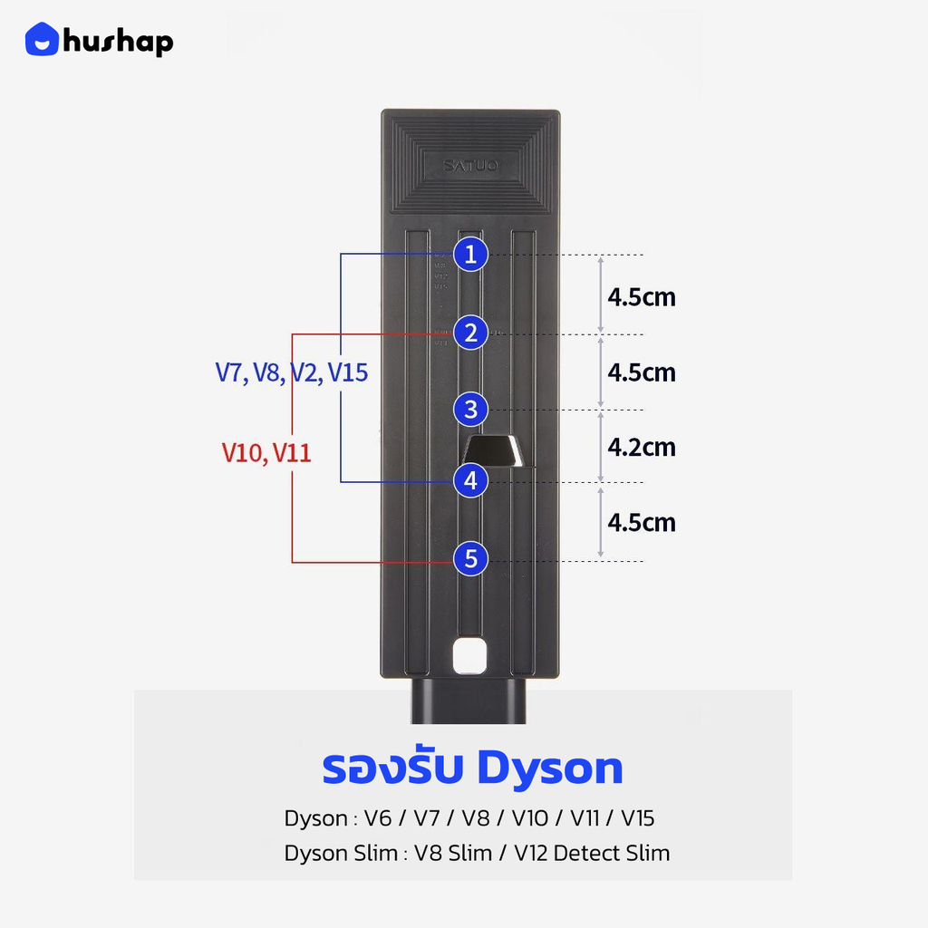 ขาตั้งเครื่องดูดฝุ่น S1 สำหรับ Dyson V6 V7 V8 V10 V11 V12 V15 Slim