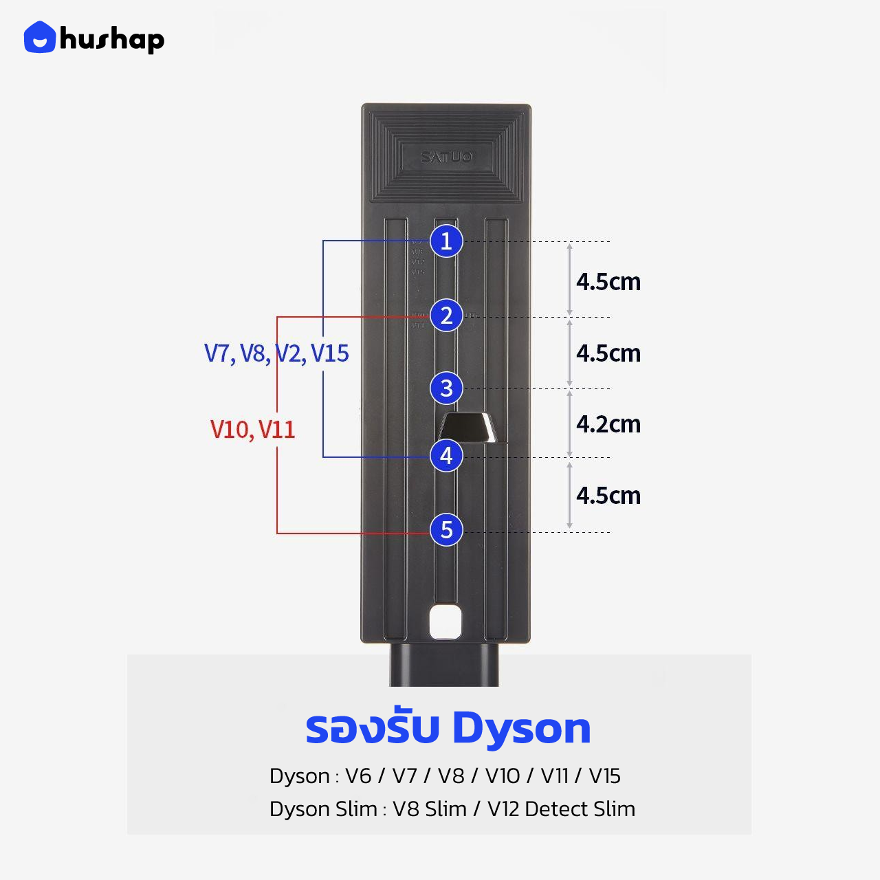 ขาตั้งเครื่องดูดฝุ่น S1 สำหรับ Dyson V6 V7 V8 V10 V11 V12 V15 Slim