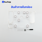 ที่วางไดร์ม้วนผม รุ่น FW-T08-AC เก็บหัวอุปกรณ์ 8 หัว วัสดุอะคริลิค สำหรับ ตั้งโต๊ะ หรือ ติดผนัง รองรับ Dyson Airwrap HS01 / HS05 / HS08