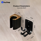 ที่วางไดร์ติดผนัง รุ่น BW-05C รองรับ Dyson Airstrait / Airwrap / Corrale / Supersonic