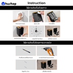 ที่วางไดร์ติดผนัง รุ่น BW-05C รองรับ Dyson Airstrait / Airwrap / Corrale / Supersonic