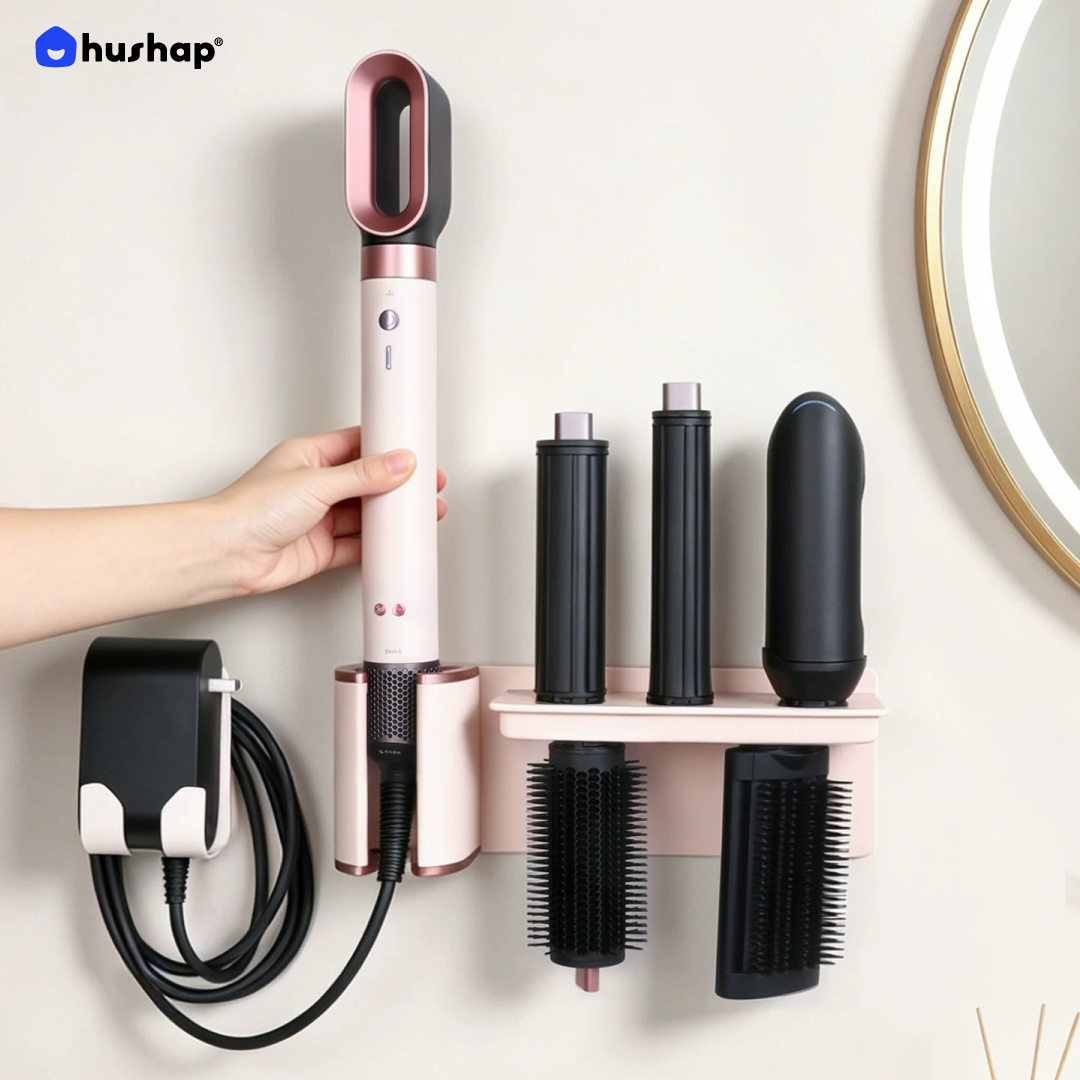 ที่วางไดรติดผนัง รุ่น BW-85 รองรับ Dyson Airwrap HS09 (Co-anda 2X)