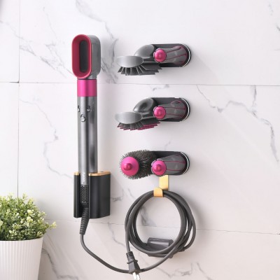 ที่วางไดร์ติดผนัง รุ่น BW-05 ชั้นวางไดร์ม้วนผม สำหรับ Dyson Airwrap HS01 / HS05 / HS08